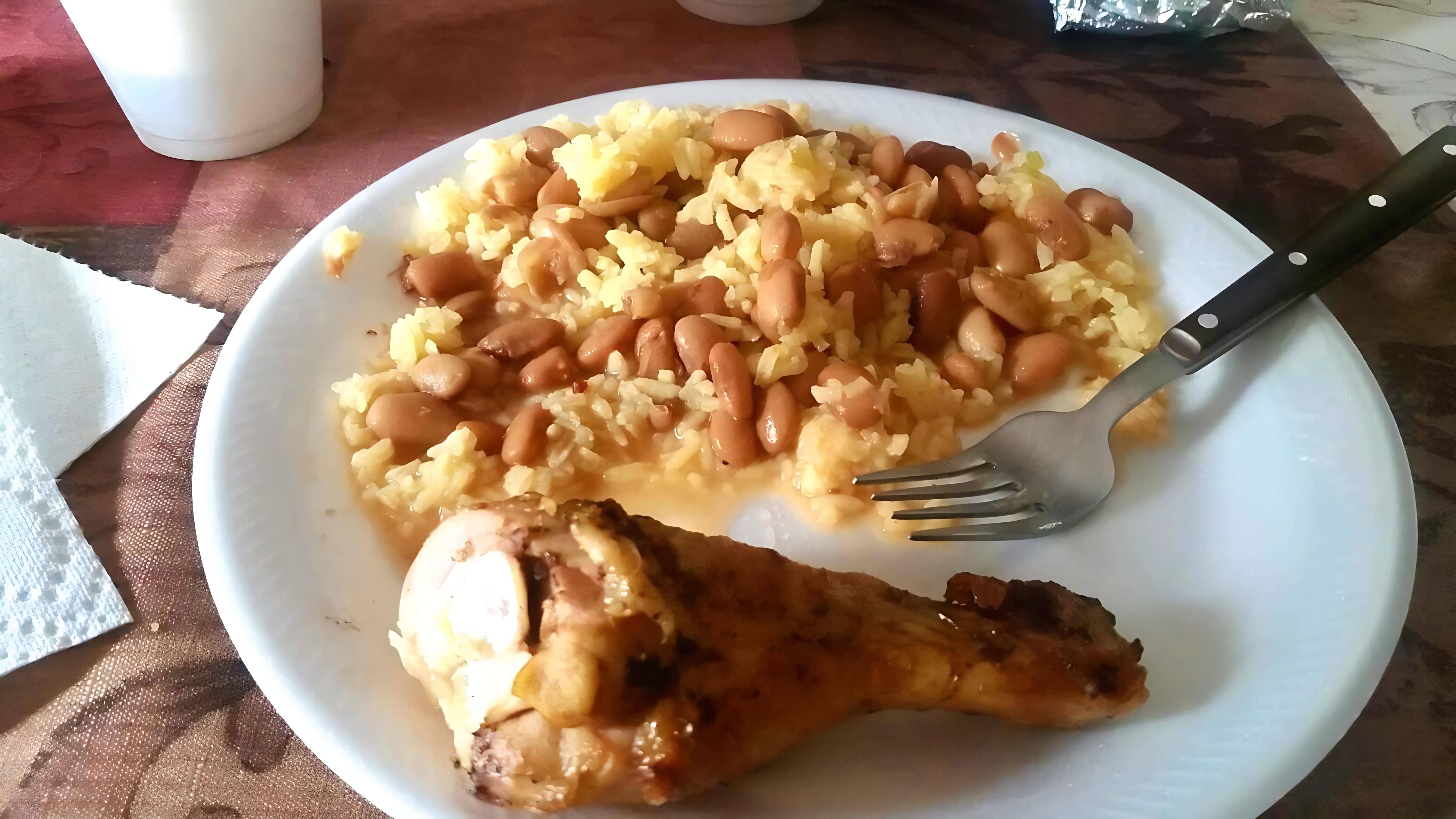 grilled chicken plate with rice and beans. grilled-chicken-plate
